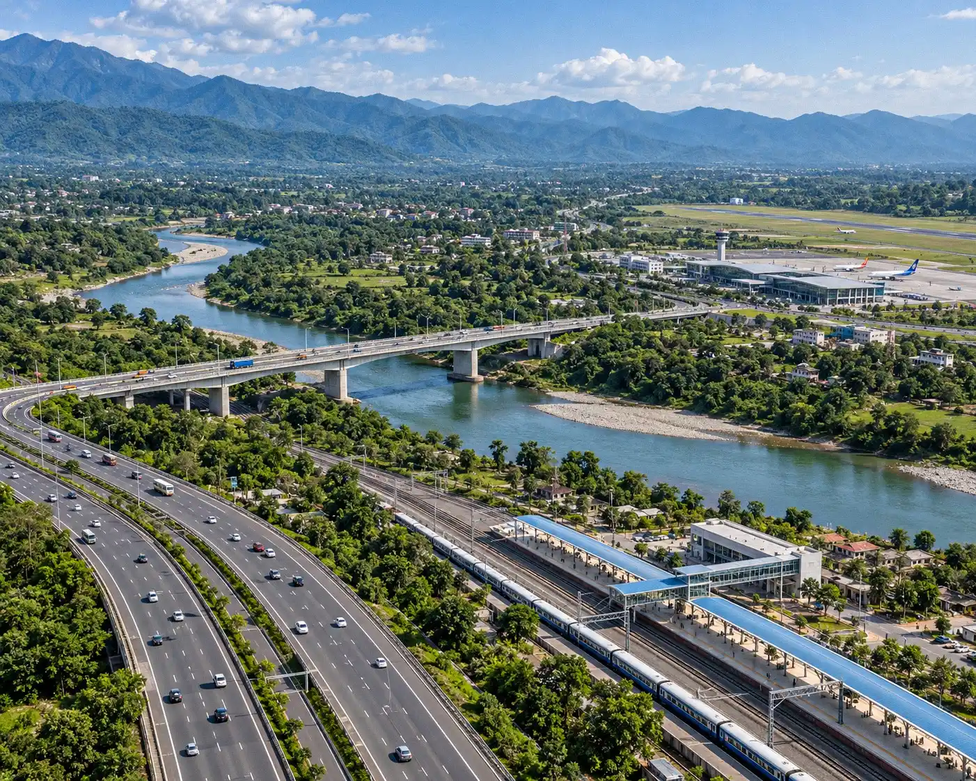 Connectivity around Ramnagar near The Koru Ville